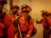 US inmates fighting fires