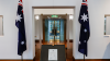 Outside the House of Representatives at Parliament House, Australia