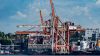Shipping yard in Vancouver Harbor, Vancouver, British Columbia, Canada, on 2 May 2024.